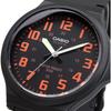 [Casio] Standard STANDARD Analog Quartz Watch MW-240-4BV, No Cosmetic Case, Men's, Black x Orange...