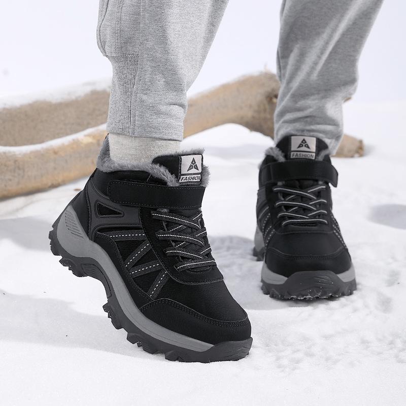New winter cotton shoes couple shoes high-top snow boots warm non-slip boots long tube 36