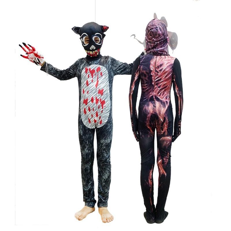 Halloween Children's Tights Costumes Horror Games Role-playing Children's Onesies Children's Police Bamboo Flute Costumes