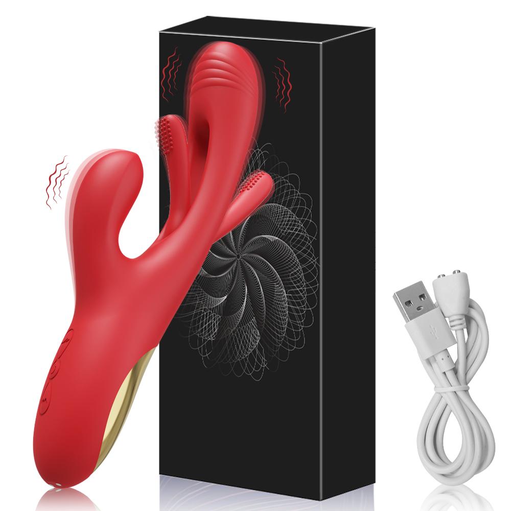 Tapping Flapping Rabbit Vibrator For Women Vagina G-spot Vibrator Female Masturbator Clitoris Anal Stimulator Sex Toy For Women
