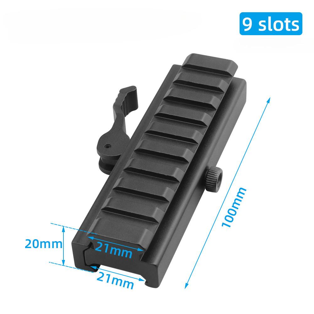 Quick Detachable Metal Mirror Bracket 20 Conversion 20mm Height Increasing Bracket