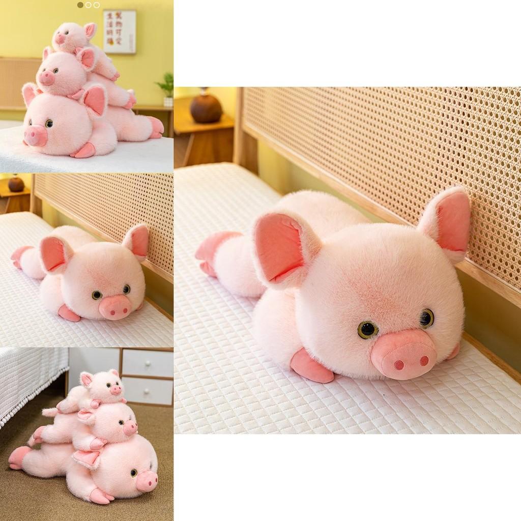 Cartoon Pig Plush Toy With Short Fur For Kids Gift And Cuddle