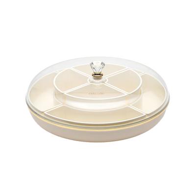 Luxury Rotating Divided Fruit & Snack Tray