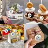 100-500Pcs Panda Reward Stickers Roll For Kids 1 Inch Round Cute Animal Panda Bamboo Kindergarten Teacher Motivational Stickers