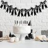 1set Satin Bowknot Banner Baby Shower Decoration Christmas Ribbon  For Kids Birthday Party Wedding