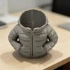 Down Jacket Pen Holder Desk Organizer Compact Storage Box for Pens Pencils Markers Creative Classroom Desk Accessory Student Gift