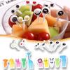 10pcs Animal Cute Fruit Fork Mini Cartoon Kids Snack Cake Dessert Food Pick Toothpick Bento Lunches Party Decor Random Color