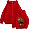Singer Tayc Joÿa Album  Tour Merch Zipper Hoodie Men Women Fashion Hip-Hop Sweatshirts Winter Loose Casual Zip Up Jacket