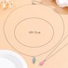 Couple's Necklace Pink And Blue Heart-Shaped Magnetic Attraction Matching Jewelry