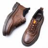 Elevator Shoes Business  Men Sneakers Height Increase Insole 5Cm Man Lift  Tall  Leather Spring Autumn