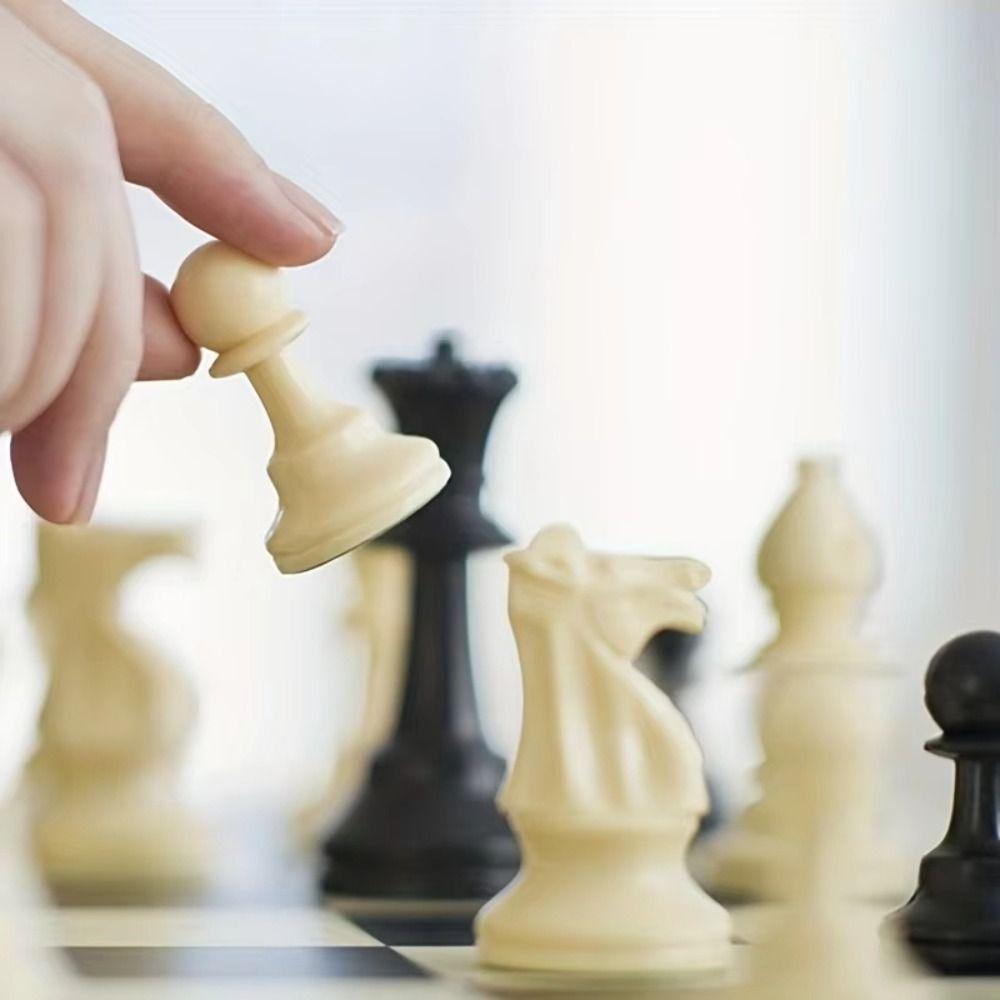 Board Games Folding Chessboard 34cm/50cm Kids Chess Set Outdoor Travel Chess Set  Family Gathering