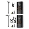 Fast Electric Air Inflator Compressor Pump For Car Bicycles Tires Wireless Charging Auto Stop And Emergency LED Light