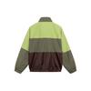 Li Ning Badfive Color Block Letter Print Sports Windbreaker Men Outerwear Bright-Green AFDT061-5