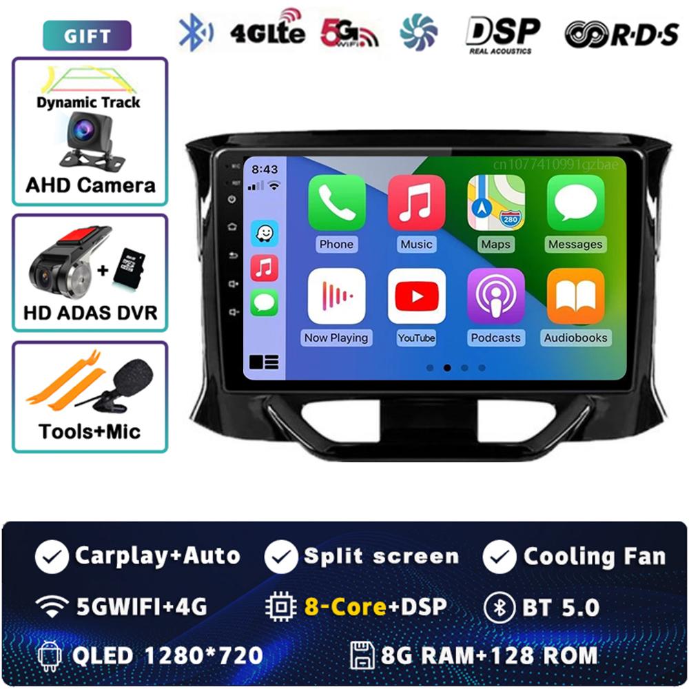 Android 14 Carplay Auto For LADA X Ray Xray 2015 - 2019 Car Radio Player Multimedia Stereo Navigation 4G+WIFI Head Unit Video BT