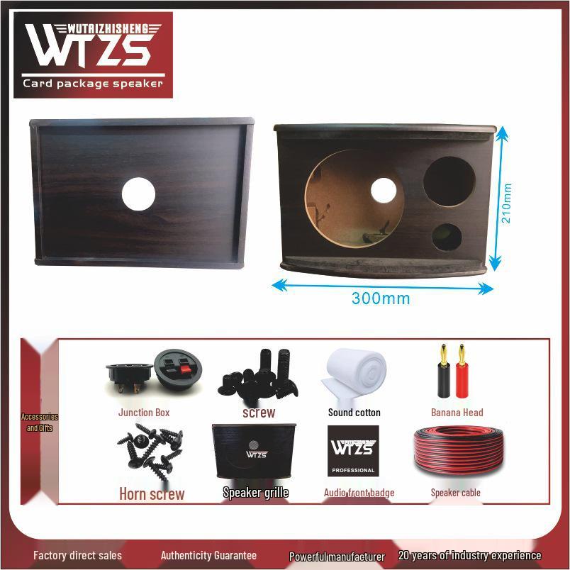 Home Audio KTV 3-Way Speaker Cabinet: 8, 10, 12 Inch Wooden Dance/Meeting