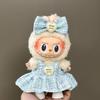 1 Set T-shirt 17cm Labubu Clothes Set Dress Plush Dolls Clothes  Cotton Doll Accessories