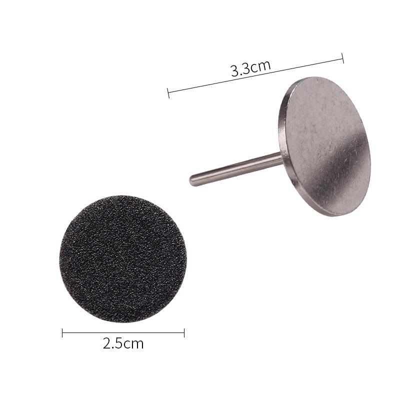 50/Pcs White Sanding Paper Pedicure Foot Care Tools 15Mm 20Mm 25Mm 35Mm Nail Drill Bit Disk Disc Salon Calluse Replaceable