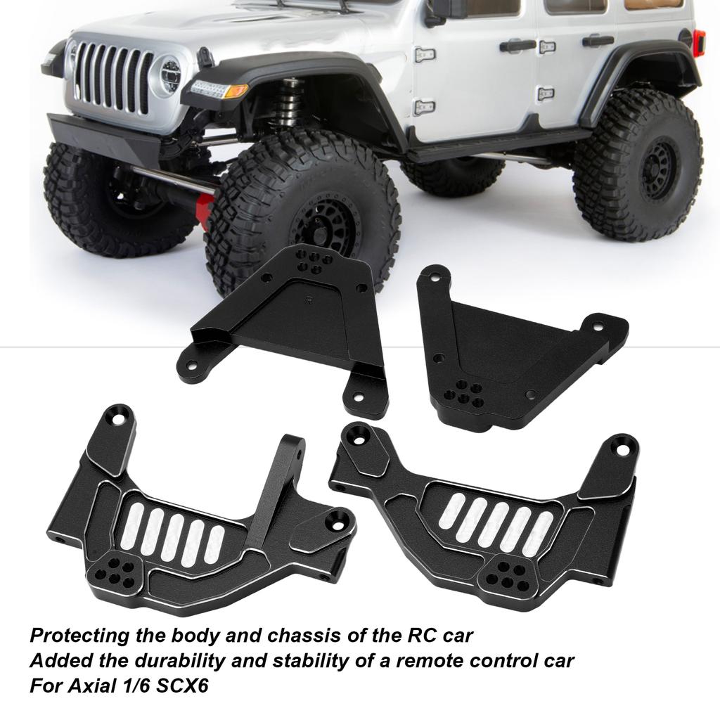 RC Shock Hoops CNC NaMachining Replacble Aluminum Alloy Front Rr Shock Towers for 1/6 SCX6