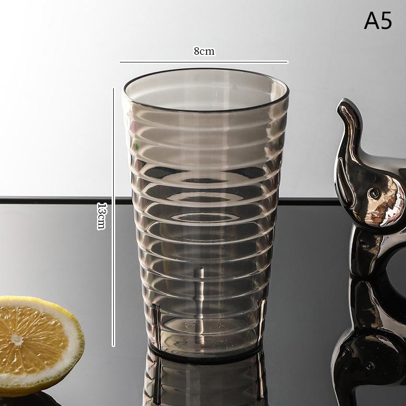 Transparent High-value Water Cup, Bar Plastic PS Beer Cup, Transparent Foreign Wine Cup, Household Mouthwash Cup