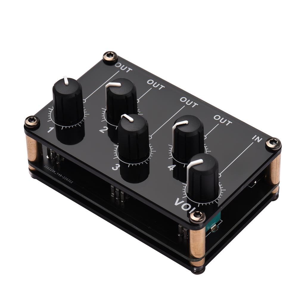 1-in-4-out Passive Mixer Module Mini Stereo 4-Channel Passive Mixer Audio Mixer 1 Audio Input To 4