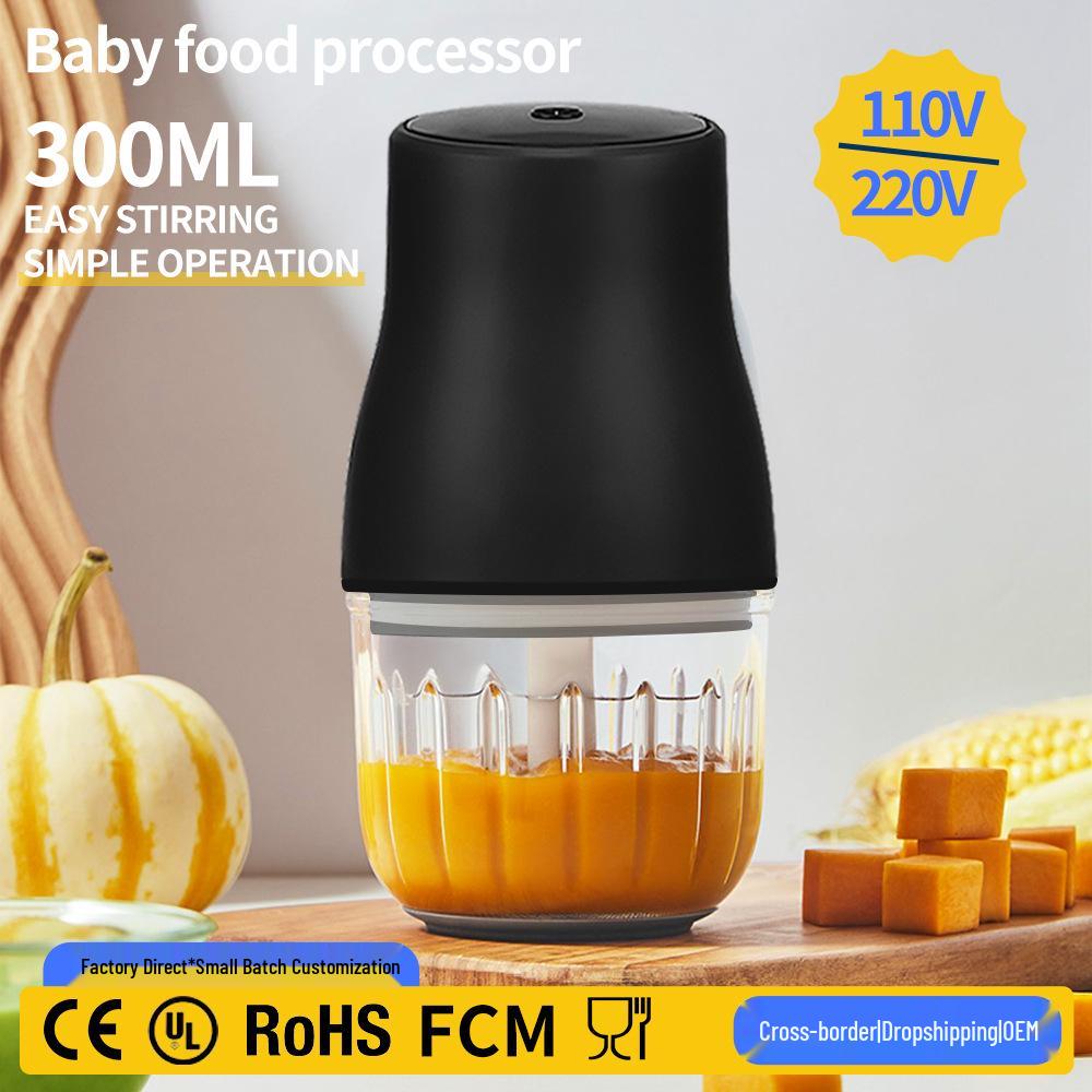 110V US Baby Food Maker & Mini Food Processor: 300ml Garlic Masher & Meat Grinder 110V US Standard