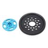 Steel Gear Set 68T Replacement Part Accessory High Speed Gear Kit for Tamiya TT 02 RC Cars