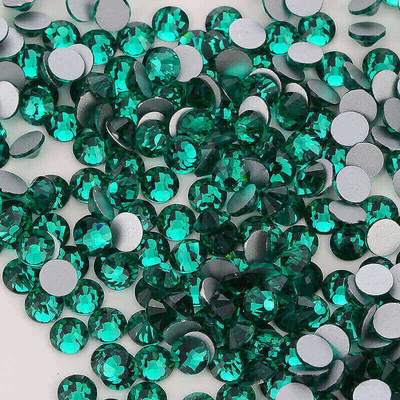 Rhinestones Multi Sizes Colorful Non Hotfix Rhinestone Flat Back Nail Rhinestones for DIY Crafts