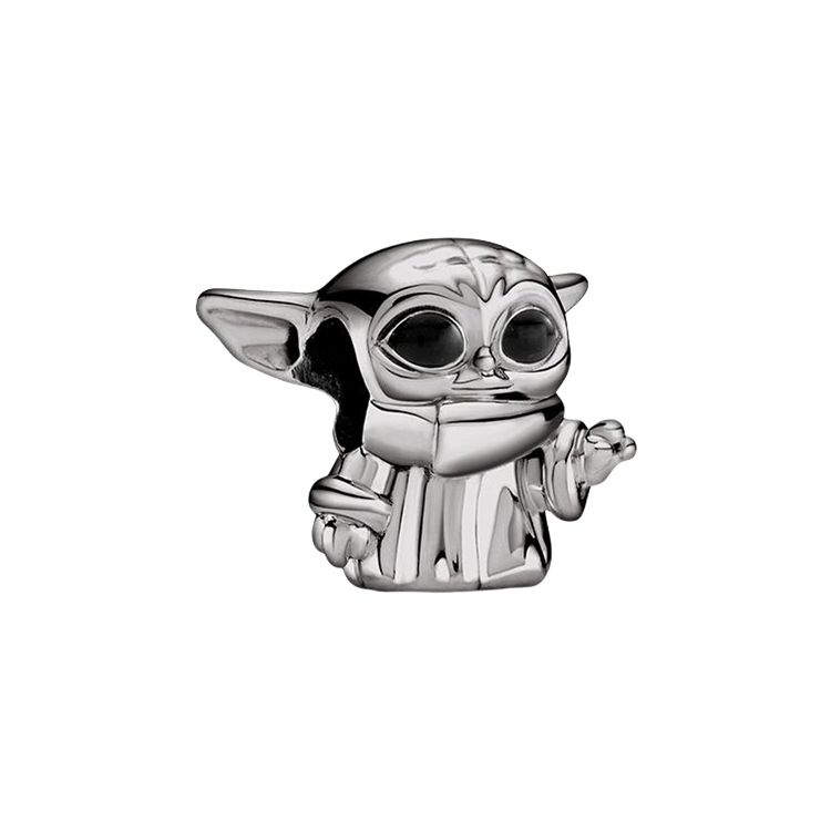 Pandora Star Wars™ Series Yoda Baby Grogu™ Charm Unisex Charm 749253C01 Black,F