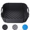 Non-Stick Airfryer Basket Liners Silicone Air Fryer Liners Large Size Silicone Baking Tray  Kitchen