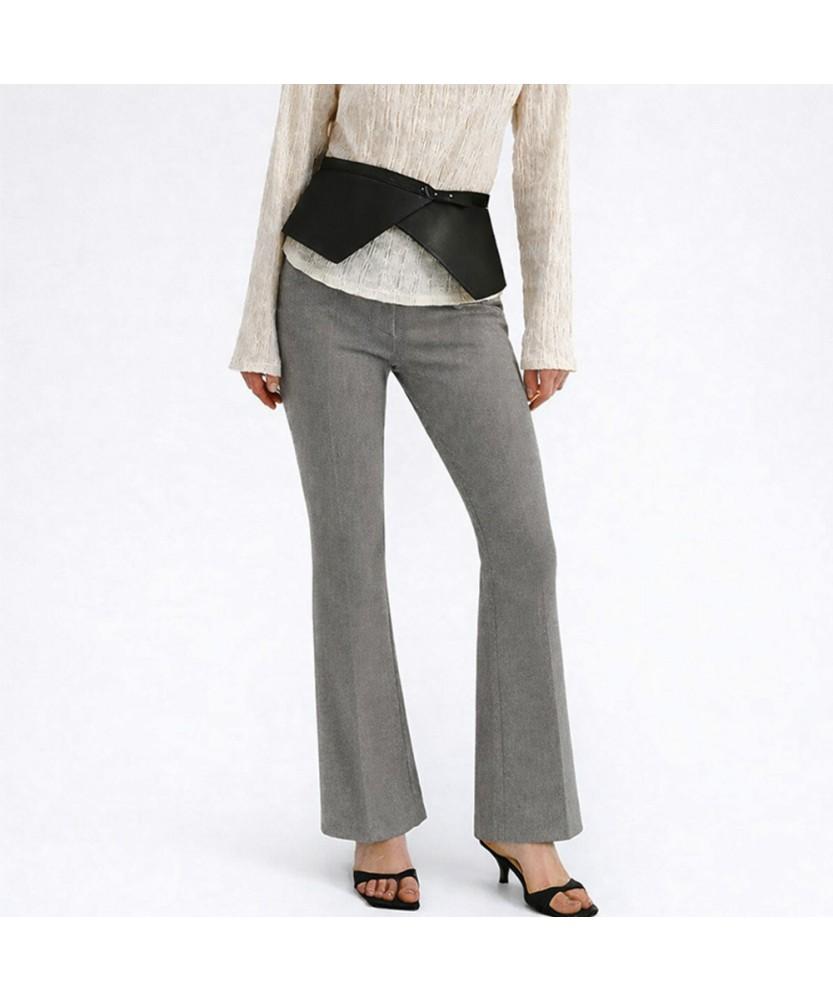 LORSEOUL Slim Fit Bootcut Pants_Cbpt250707