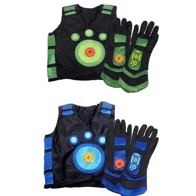 Wild Kratts Creature Power Suit, Chris Martin for 4-6 Age Cosplay Vest for Halloween Costume, Pretend Play  Dress Up(No Glove)