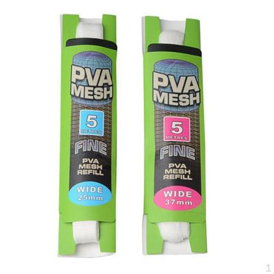 2 Pieces 5m PVA Water-Soluble Refill Stocking Mesh Bag