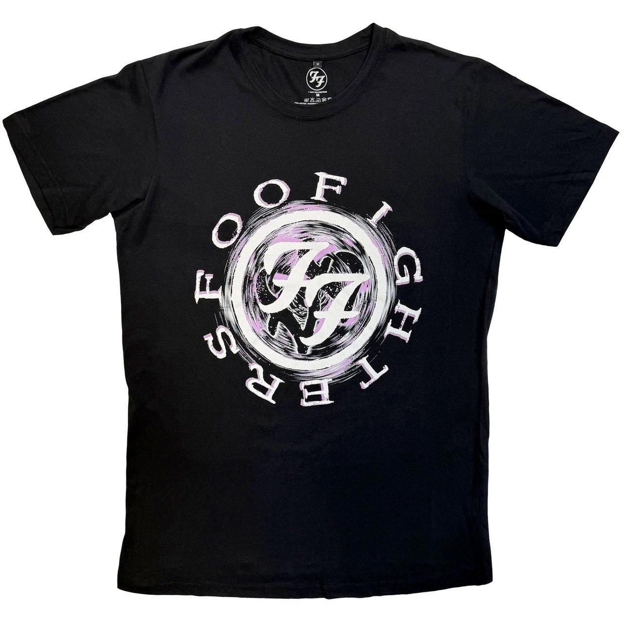 Foo Fighters - Wheel Logo Shadow - Black Carbon t-shirt S