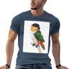 Caique Clock Caique Watercolor Painting TShirt Basic Solid Color Short Sleeve TShirt