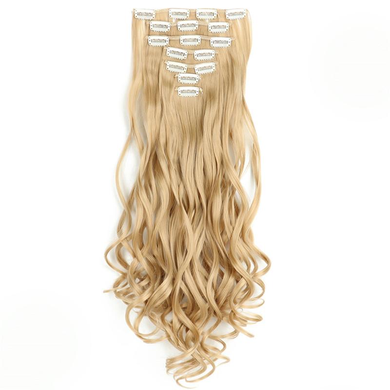 MERISIHAIR 6 Pieces/set of 24 Inch Wig Curly Hair 16 Hairpins, Wig Styling, Hairpin Synthetic Hairpin, Heat-resistant