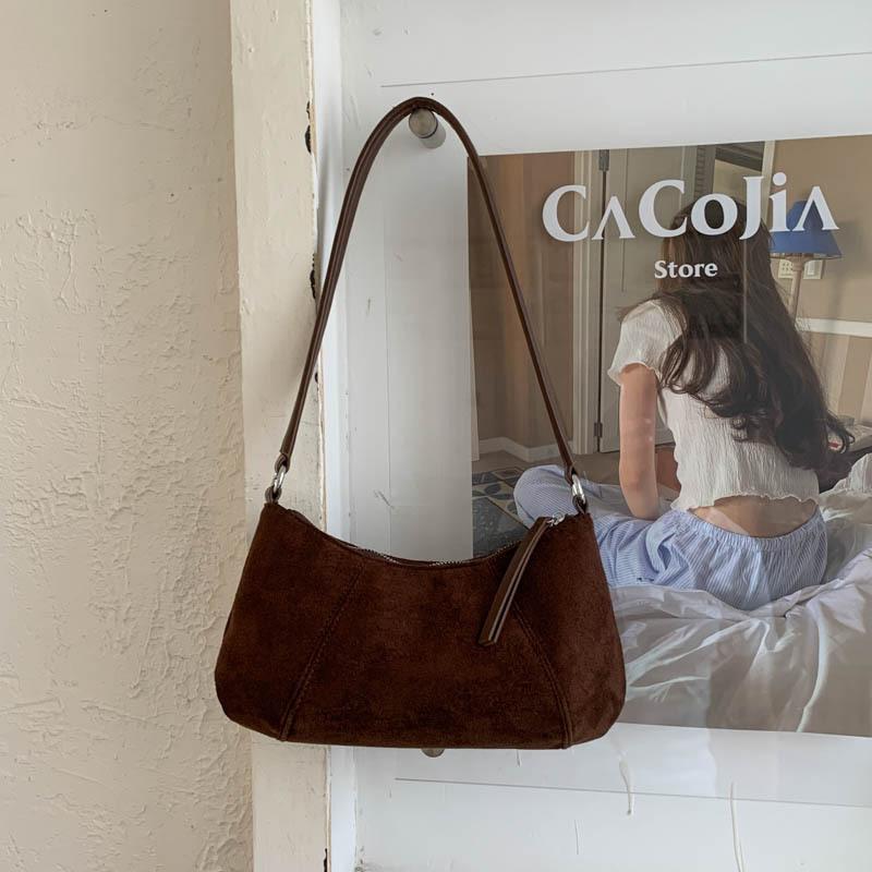 Underarm bag women's large capacity 2025 new autumn and winter retro versatile leopard print shoulder messenger bag commuter dumpling bag