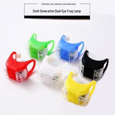 Double LED Frog Bicycle Warning Light