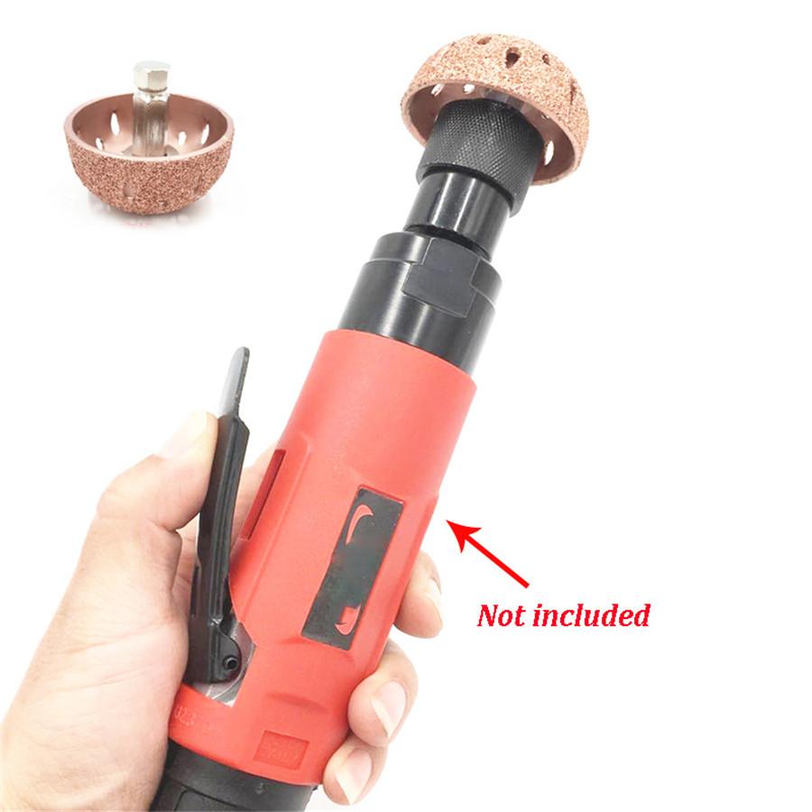 38mm Car Tire Repair Grinding Head Rotary Tools Coarse Buffing Wheel With Linking with Hex Linking Rod