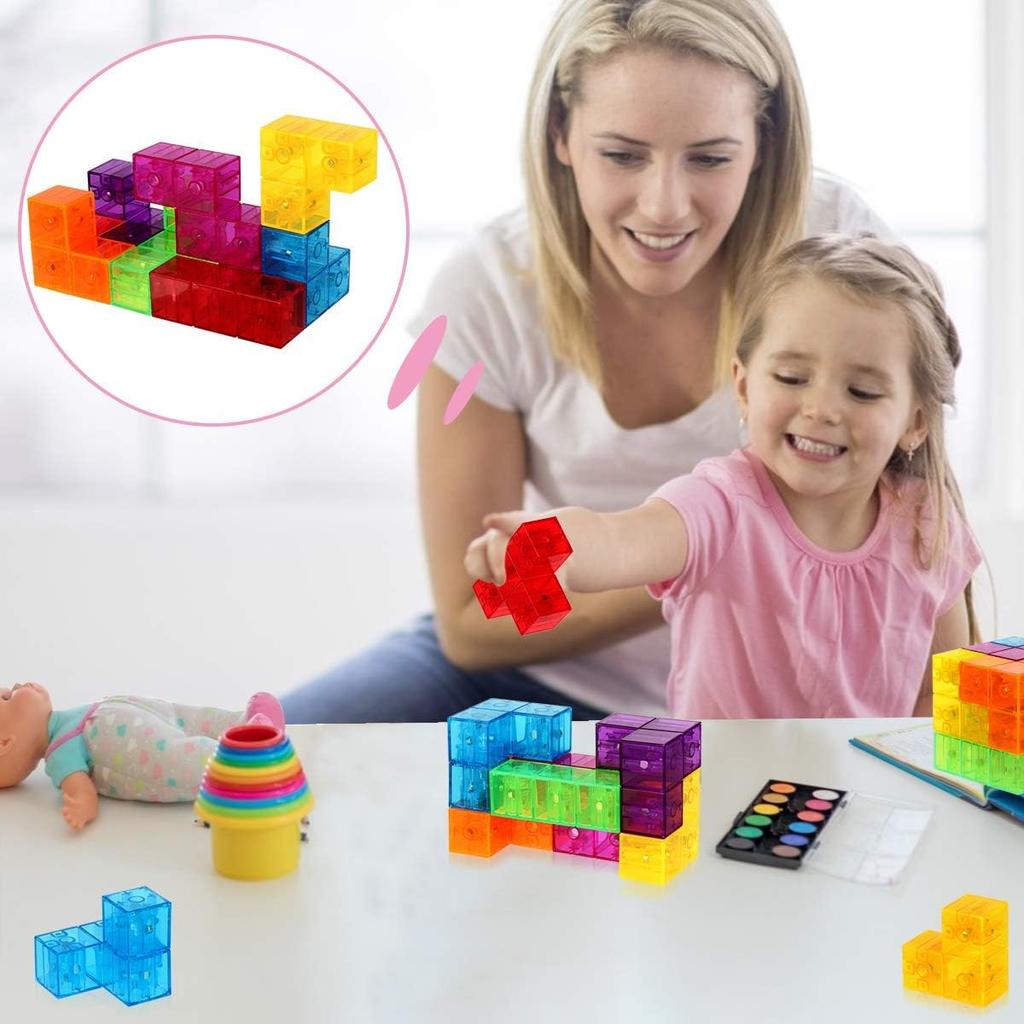 Magnetic Educational Brain Training Magnetic 7 3D Safe Gift Suitable for Ages 6 To Cultivating Magnetic Building Magic Birthday Puzzle, Toy, Puzzle,