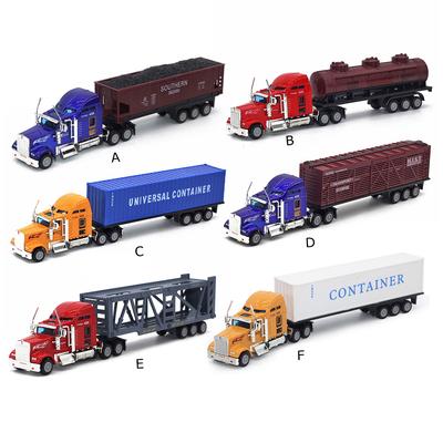 Assembled Model Building Kits Tool 1/65 Diecast Simulation Alloy Car Carrier Truck Model Kid Classic Vehicle Toys