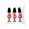 British Style throw pillow cover with short plush print for living room sofa decoration cushion cover pillow covers decorative