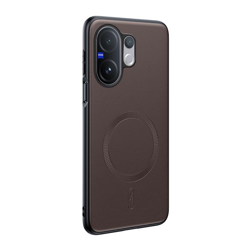 For Vivo V60 5G Case Magnetic Leather Shield Cover For Vivo V60 5G Anti-Fingerprint Non-Slip PC+TPU