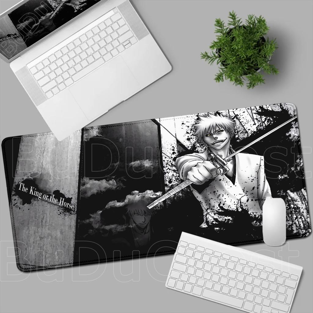 New Hot Cool Anime Bleach Mouse Pad XXL Large Mousepad Manga Laptop Office Rubber Soft Table Pc Gaming HD Printing Non-Slip Mat