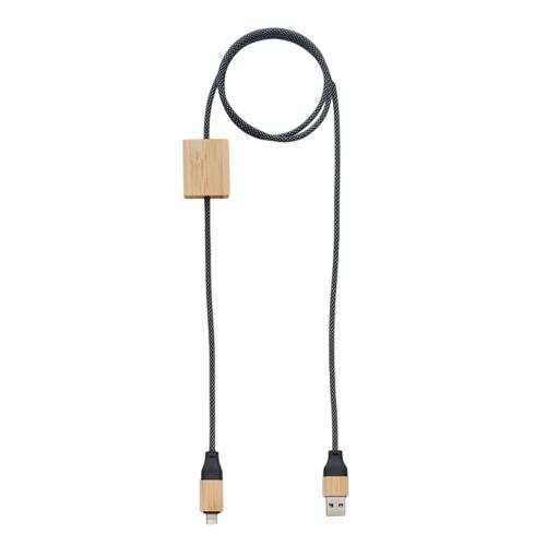 MidOcean Caboo Bamboo Charging Cable
