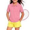 Kids Quick Dry Shirt with Collar for School Class Uniform and Everyday Wear