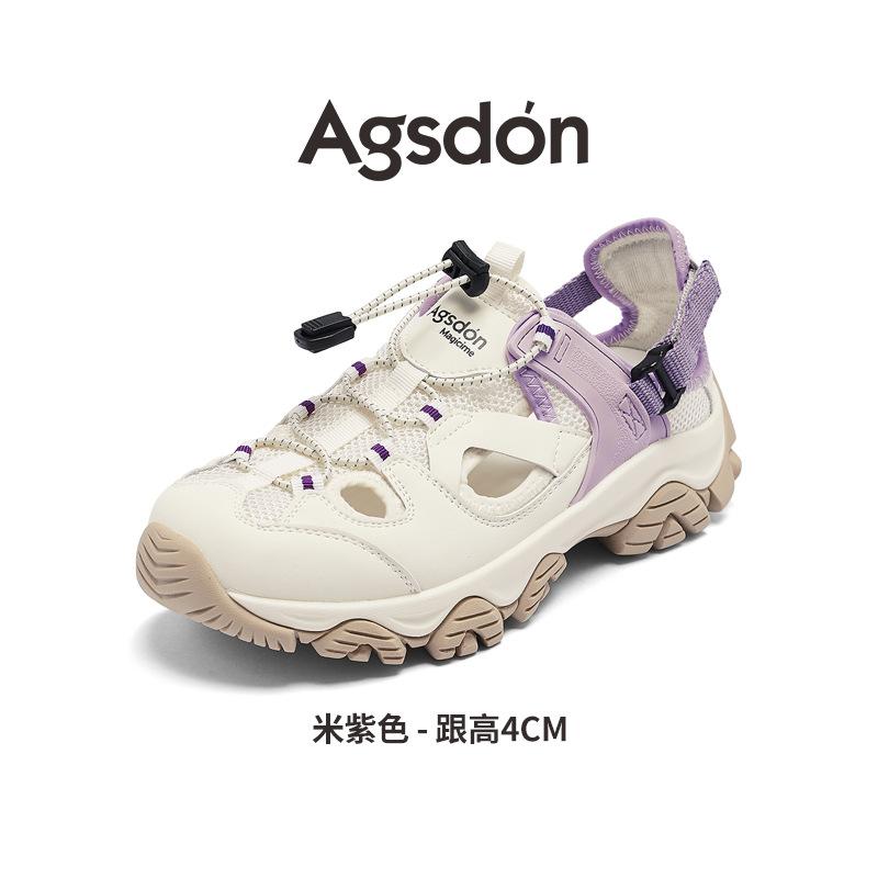 Augustine sports sandals outdoor autumn new thick-soled hollow creek shoes wading beach sandals