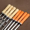 ZISIZ Stainless Steel BBQ Skewers Set