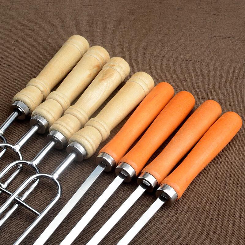 ZISIZ Stainless Steel BBQ Skewers Set