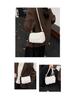 Korean Style Cloud Bubble Crossbody Bag: Niche Pleated Commute Shoulder Bag for Women