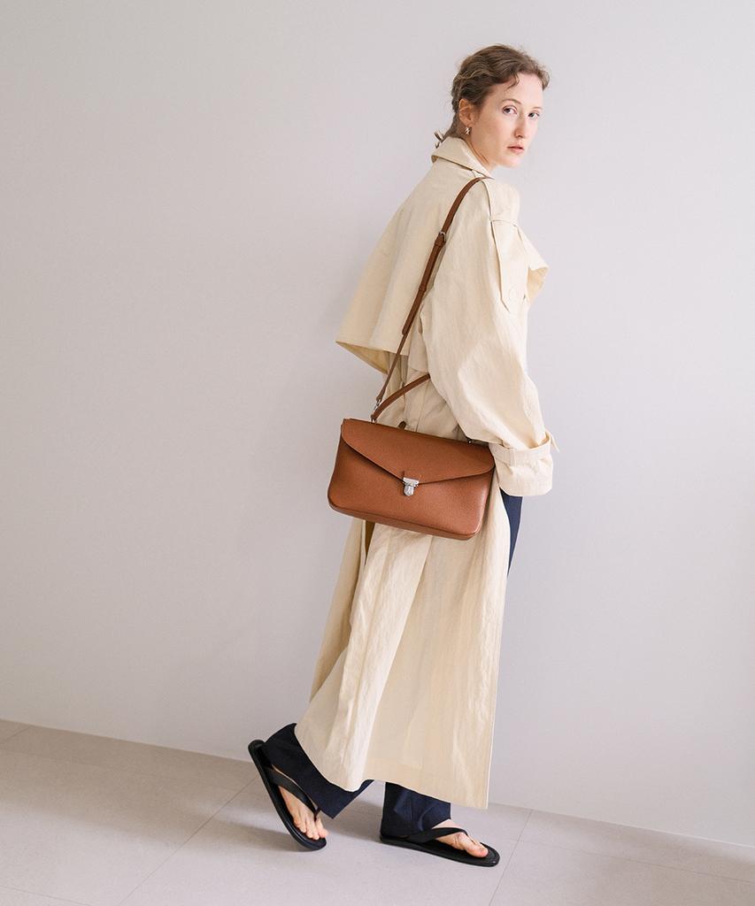 Reframe Top Handle Bag Series Offle Leather Tan